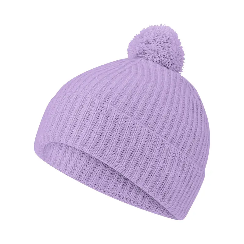 Pure Cashmere Unisex Cuffia Viola