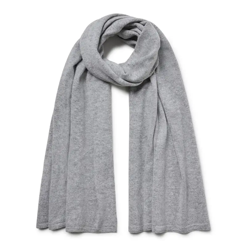 Pure Cashmere Unisex Sciarpa Grigio