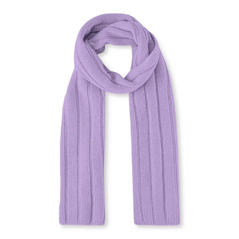 Pure Cashmere Unisex Sciarpa Viola
