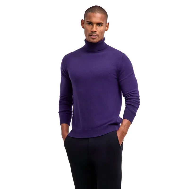 Pure Cashmere Uomo Pullover Viola