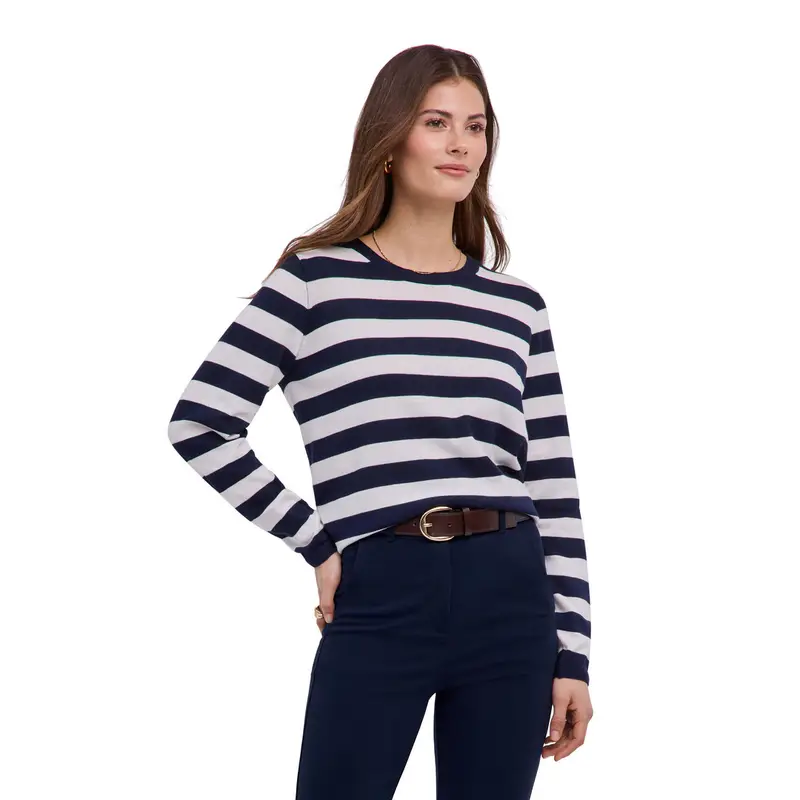 Pure Cotton Donna Pullover Blu