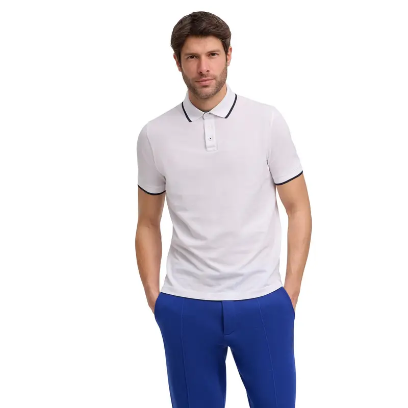 Smart Polo Easy Care Uomo Polo shirt Bianco
