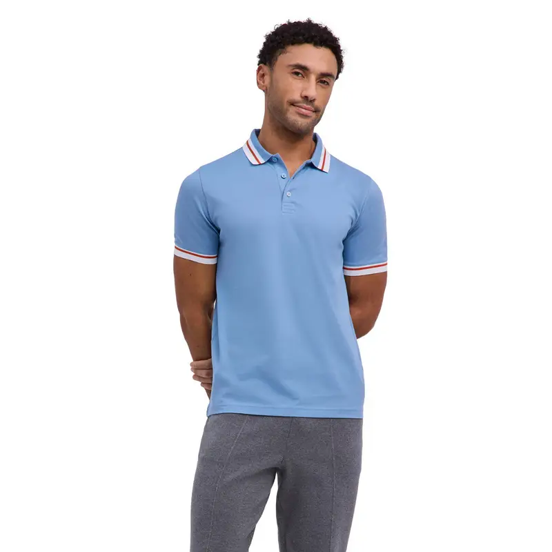 Smart Polo Easy Care Uomo Polo shirt Blu