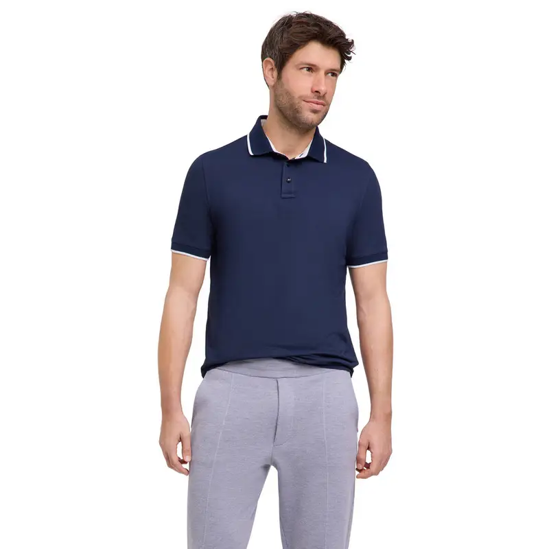 Smart Polo Easy Care Uomo Polo shirt Blu