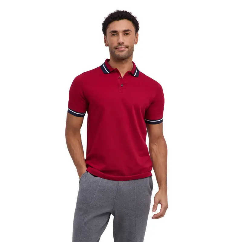 Smart Polo Easy Care Uomo Polo shirt Rosso