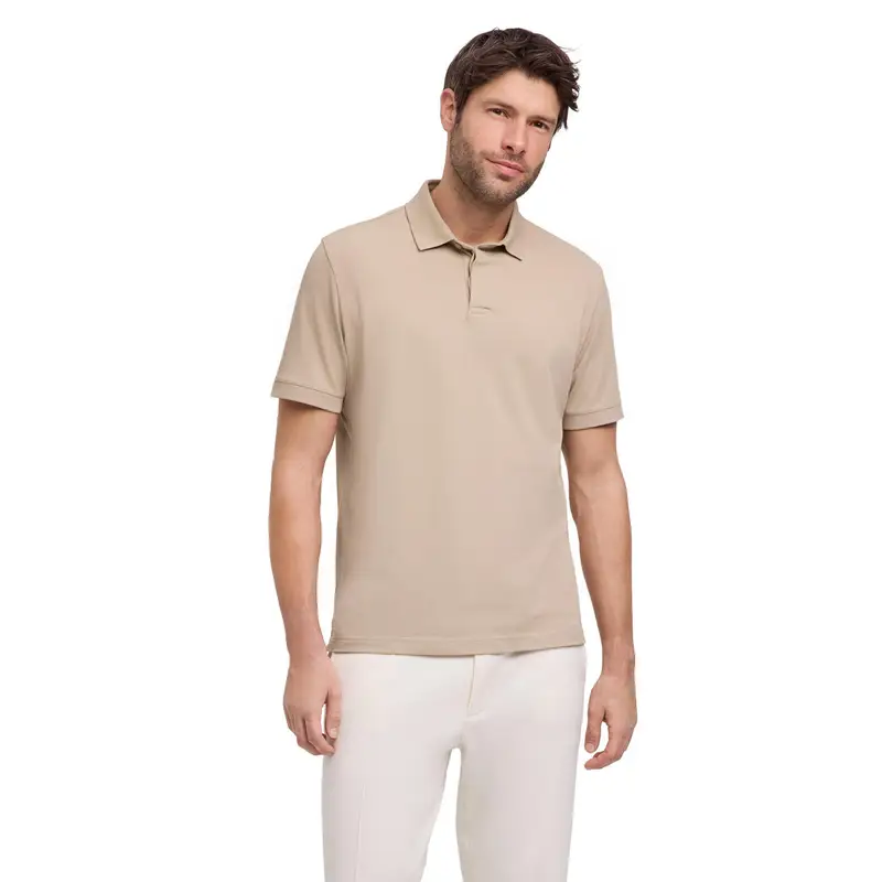 FALKE Polo Uomo Beige 4237147