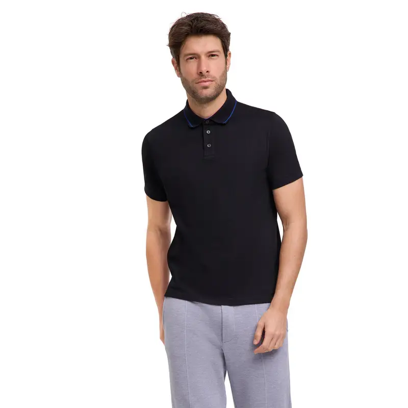 FALKE Polo Uomo Nero 4237149