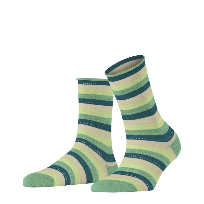 Stripe Donna Calzini Verde