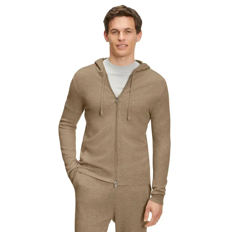 Uomo Giacca con zip Marrone