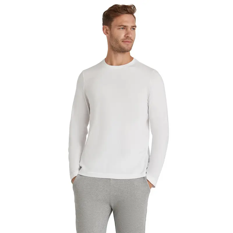 Uomo Maglia a manica lunga Bianco