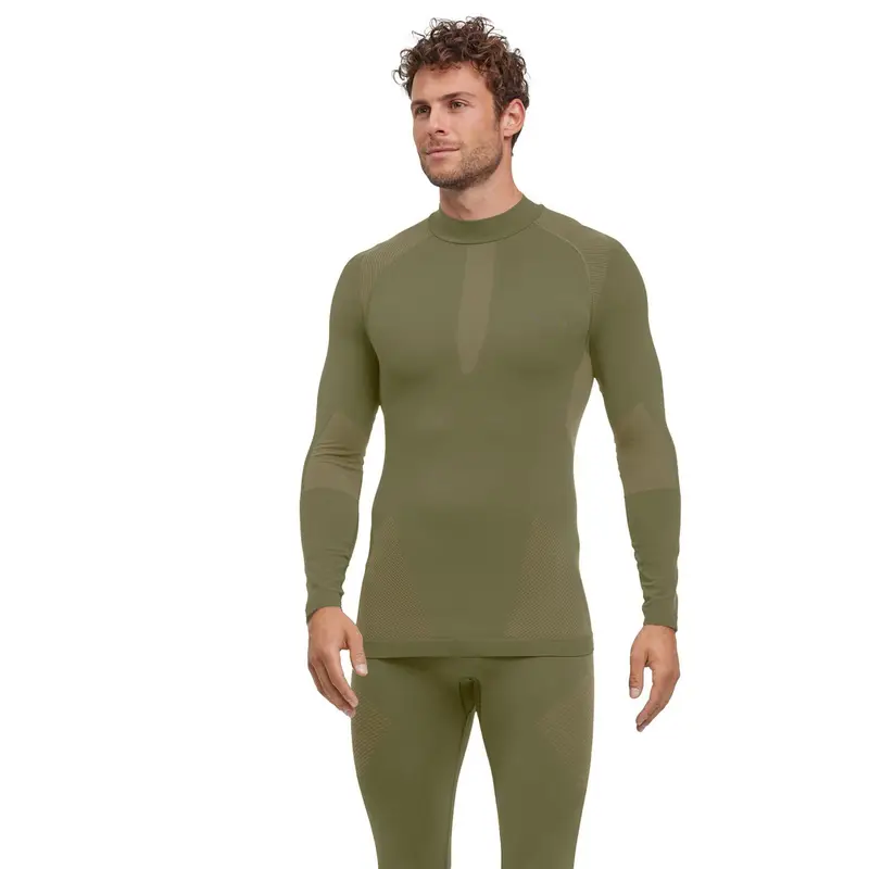 Uomo Maglia a manica lunga Warm Verde
