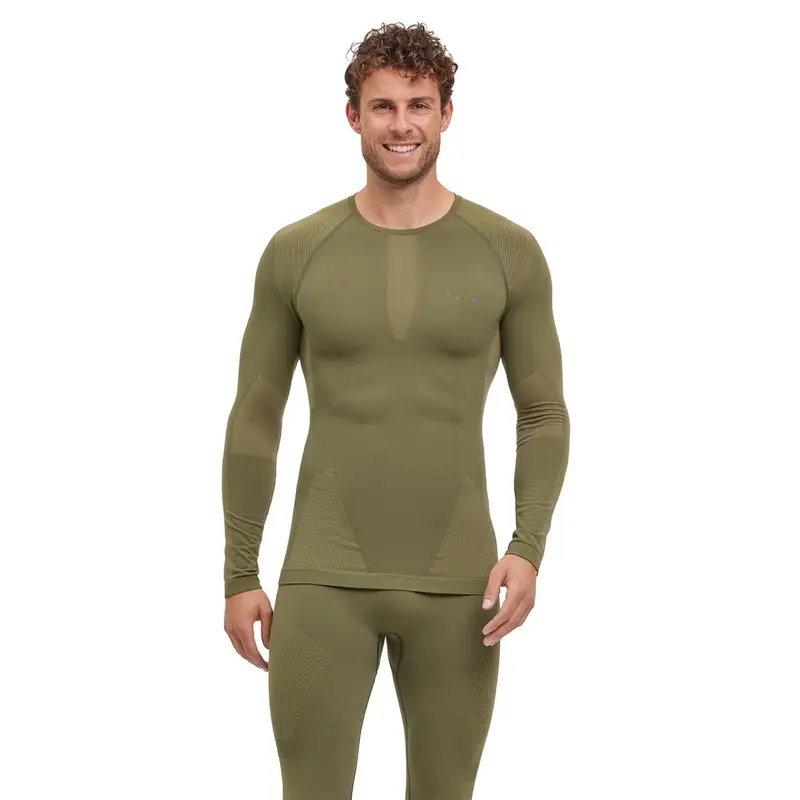 Uomo Maglia a manica lunga Warm Verde