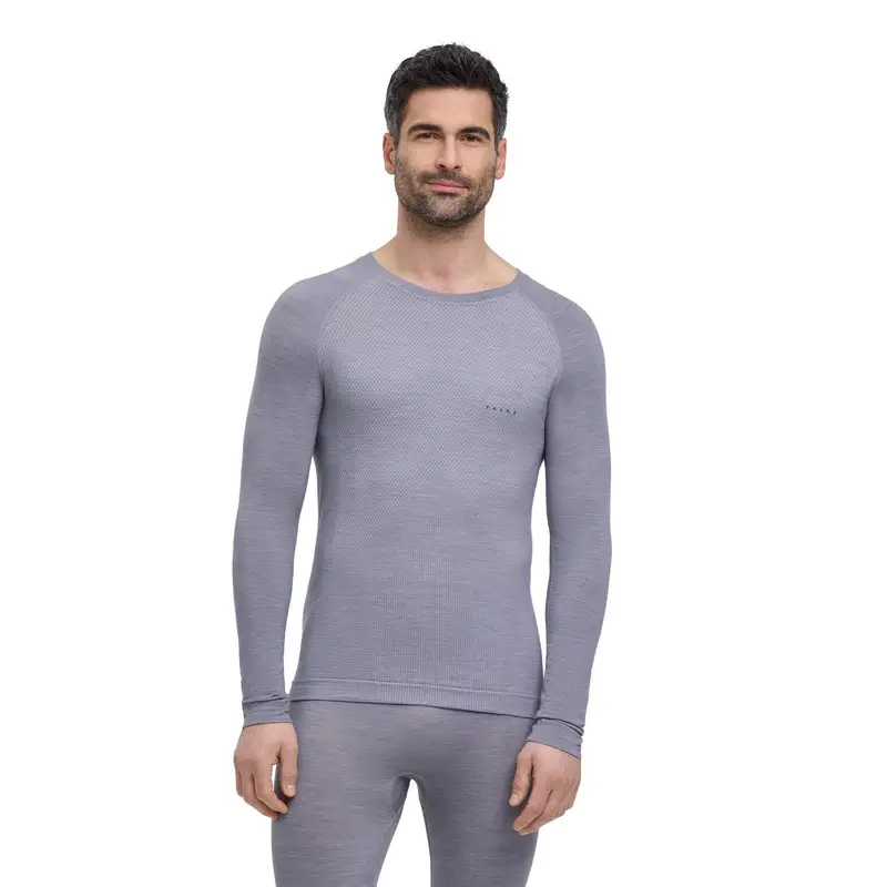 Uomo Maglia a manica lunga Wool-Tech Light Grigio