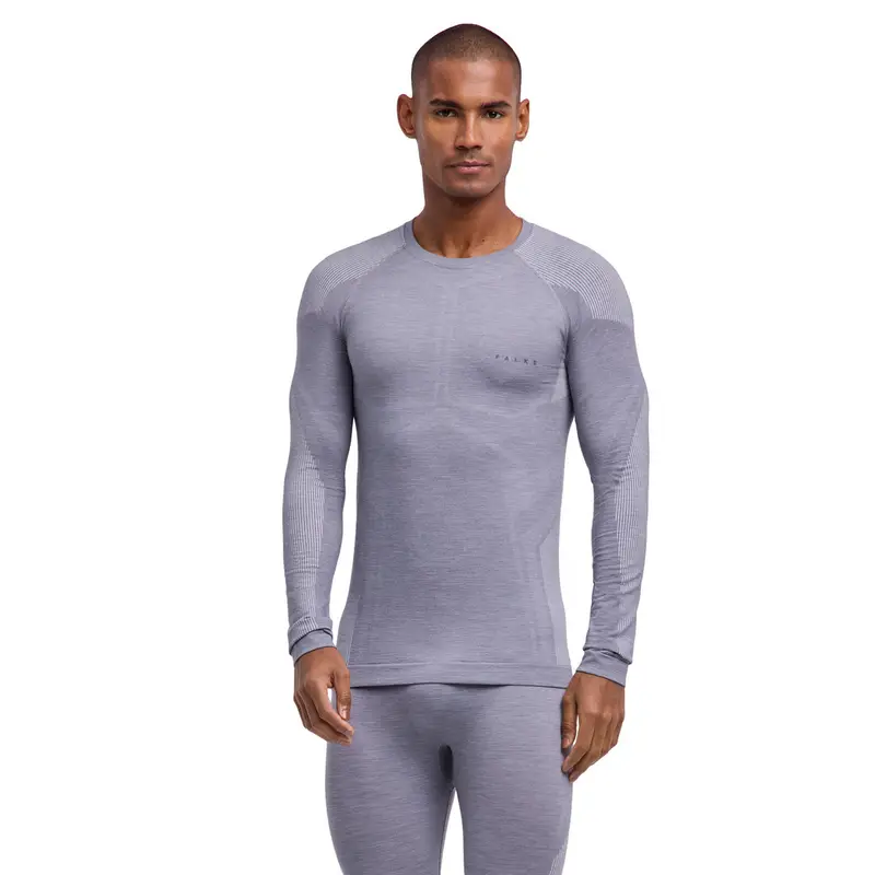 Uomo Maglia a manica lunga Wool-Tech Light Grigio