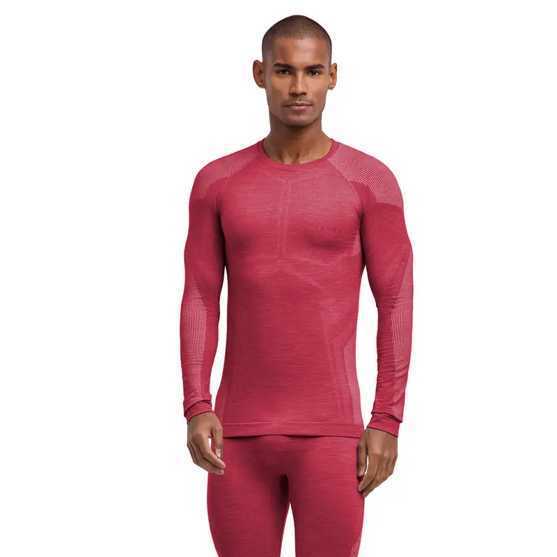 Uomo Maglia a manica lunga Wool-Tech Light Rosso