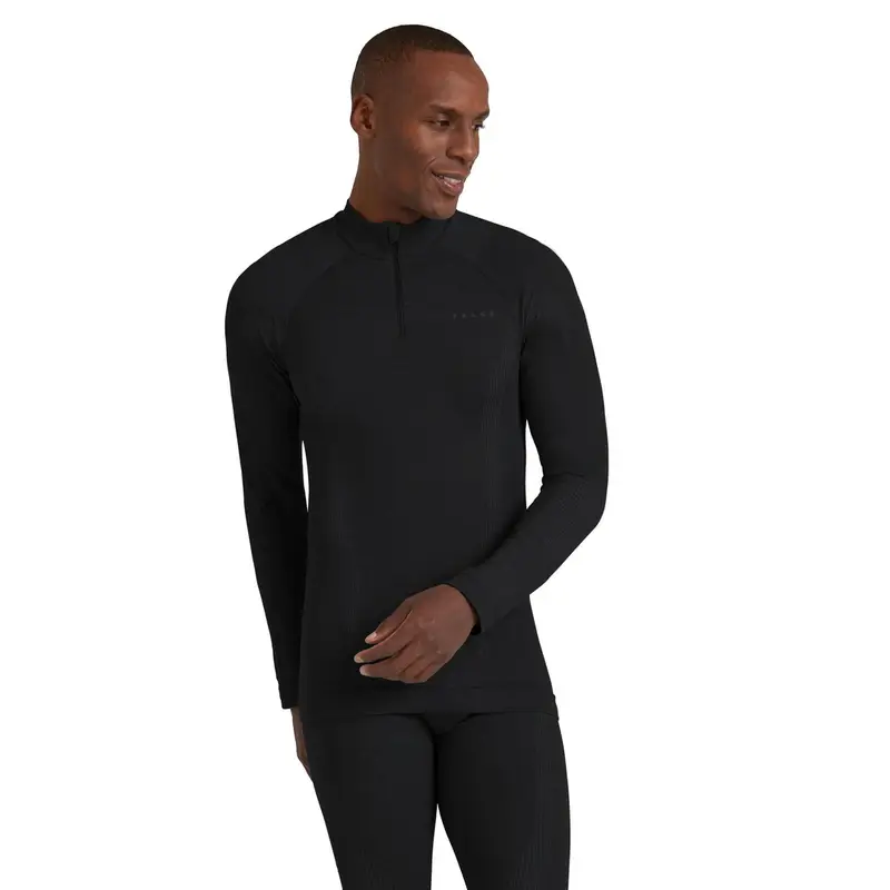 Uomo Maglia a manica lunga Wool-Tech Nero