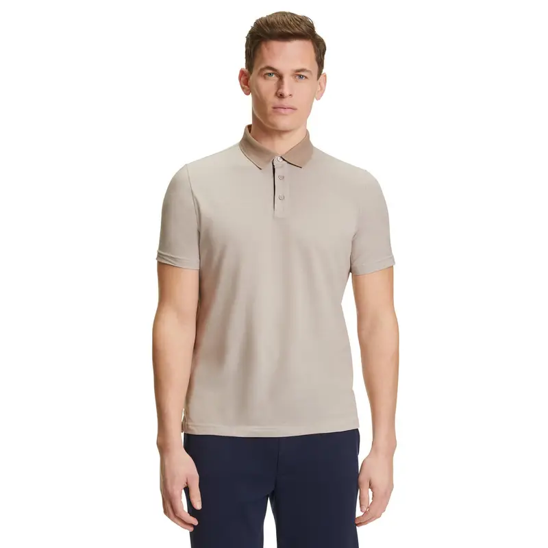 FALKE Polo Uomo Beige 4237124