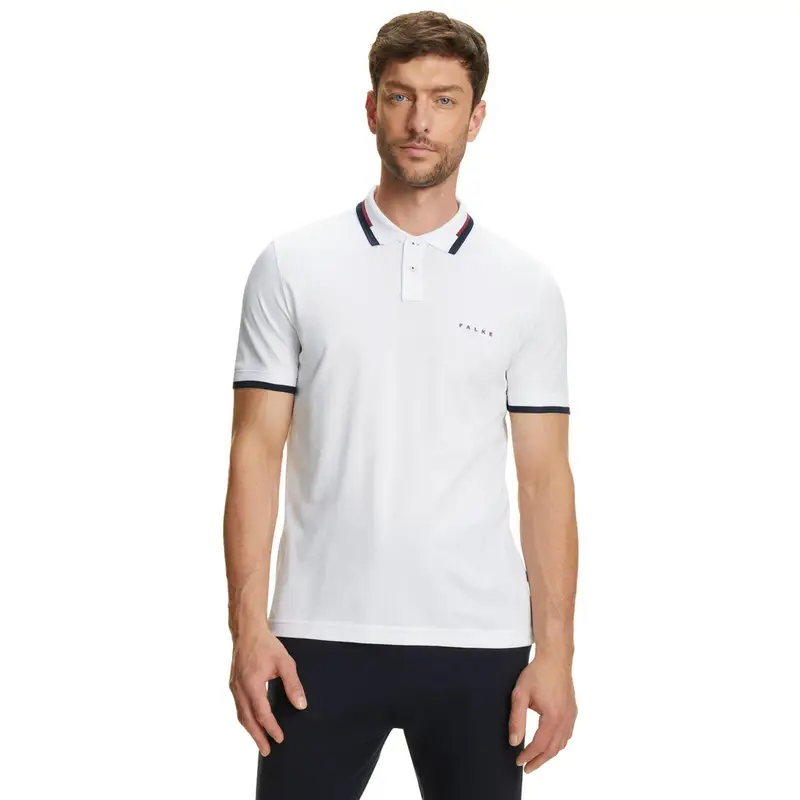 FALKE Polo Uomo Bianco 4237110