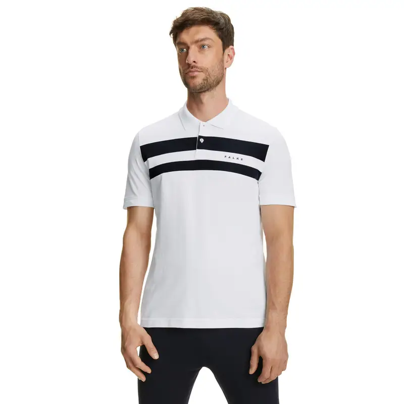 FALKE Polo Uomo Bianco 4237116