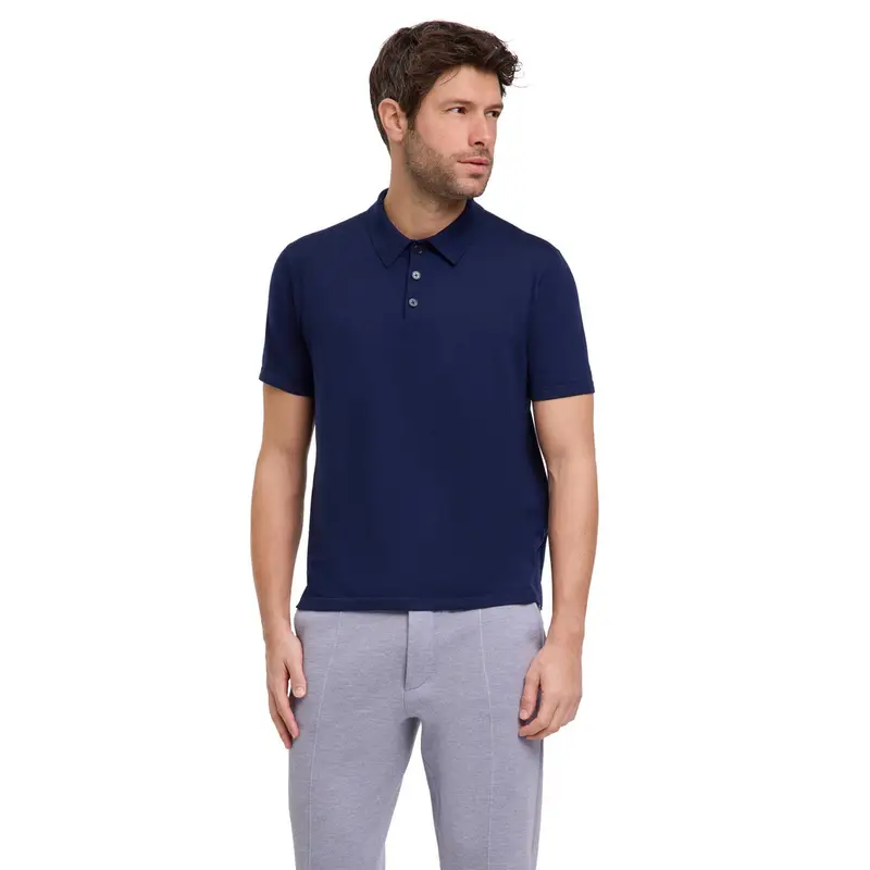 FALKE Polo Uomo Blu 2418615