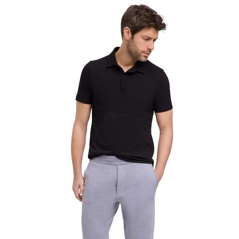FALKE Polo Uomo Nero 4237152