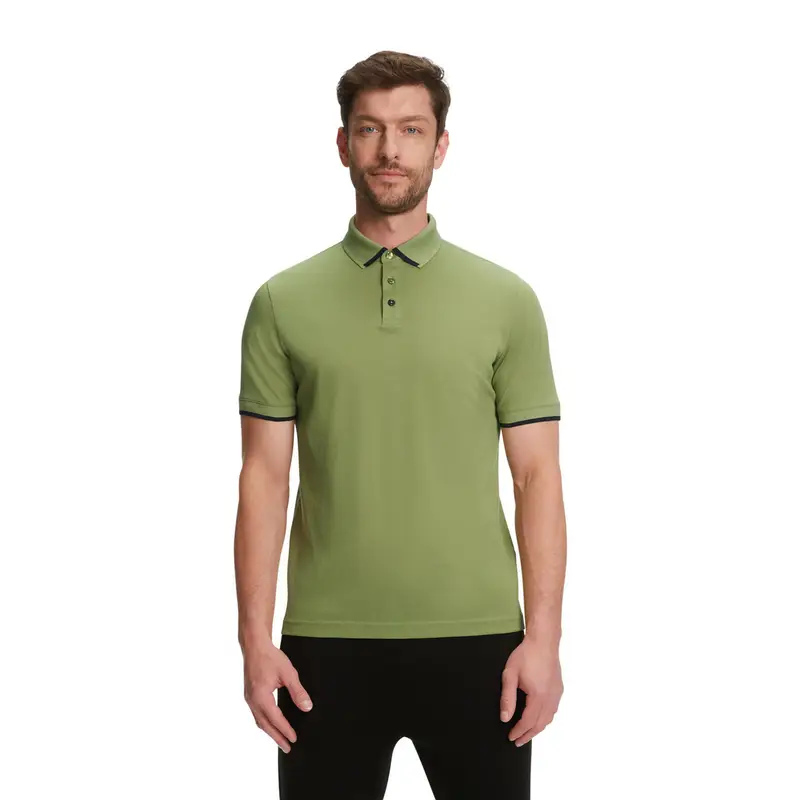 FALKE Polo Uomo Verde 4237457
