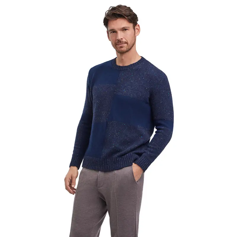 Uomo Pullover Blu