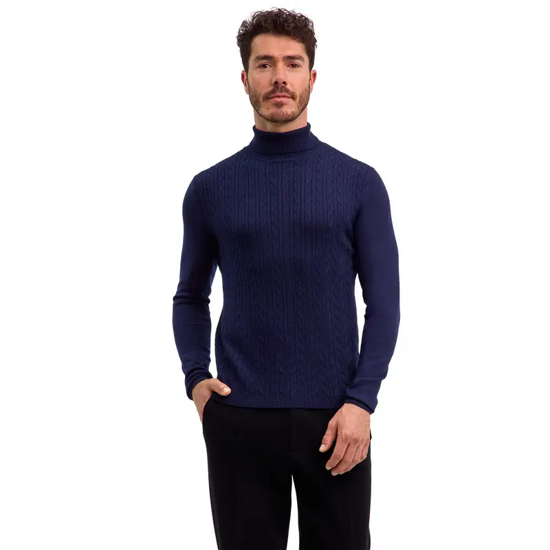 Uomo Pullover Blu