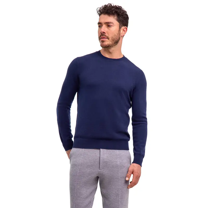 Uomo Pullover Blu