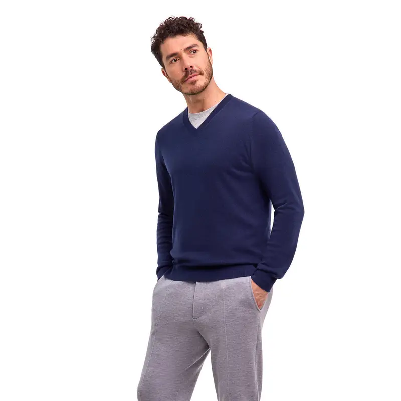 Uomo Pullover Blu