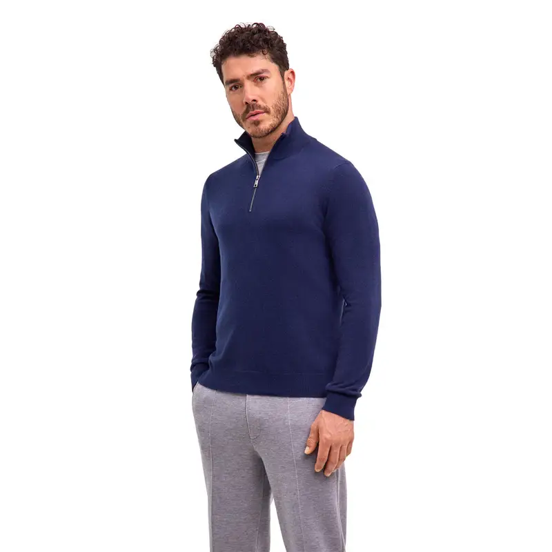 Uomo Pullover Blu