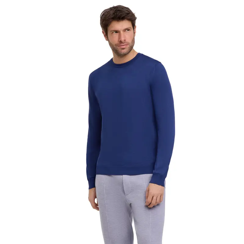 Uomo Pullover Blu