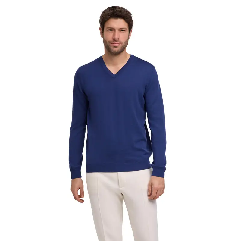 Uomo Pullover Blu