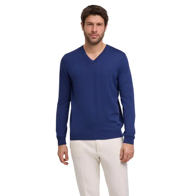 Uomo Pullover Blu