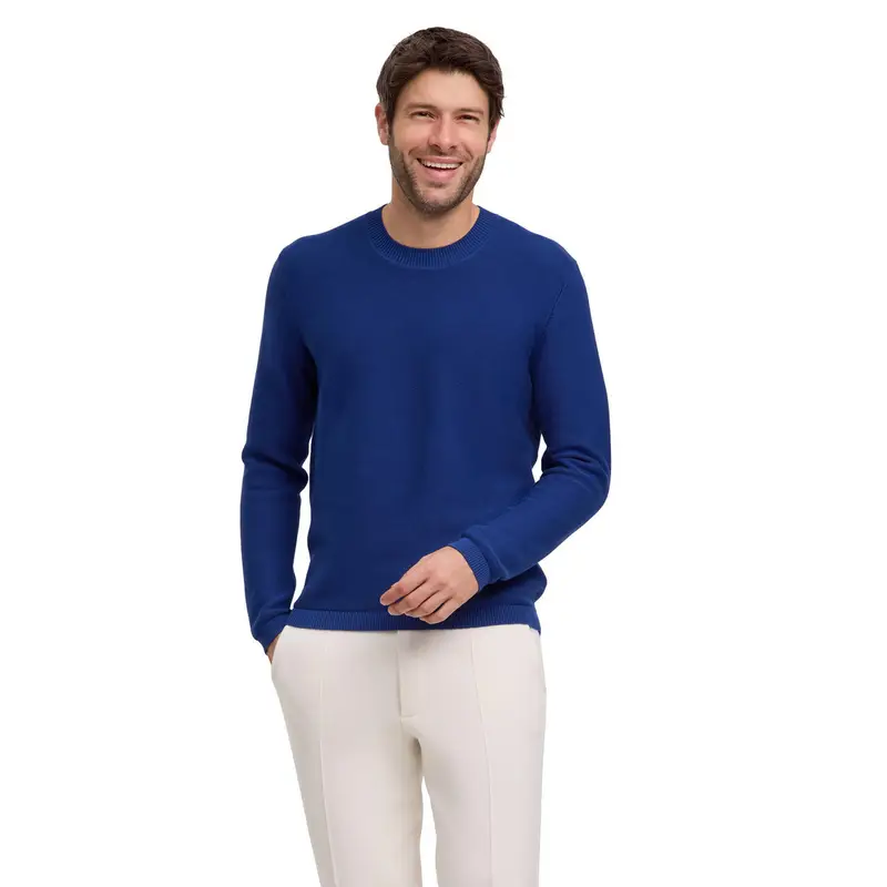 Uomo Pullover Blu