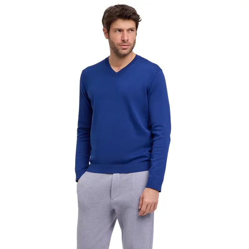 Uomo Pullover Blu