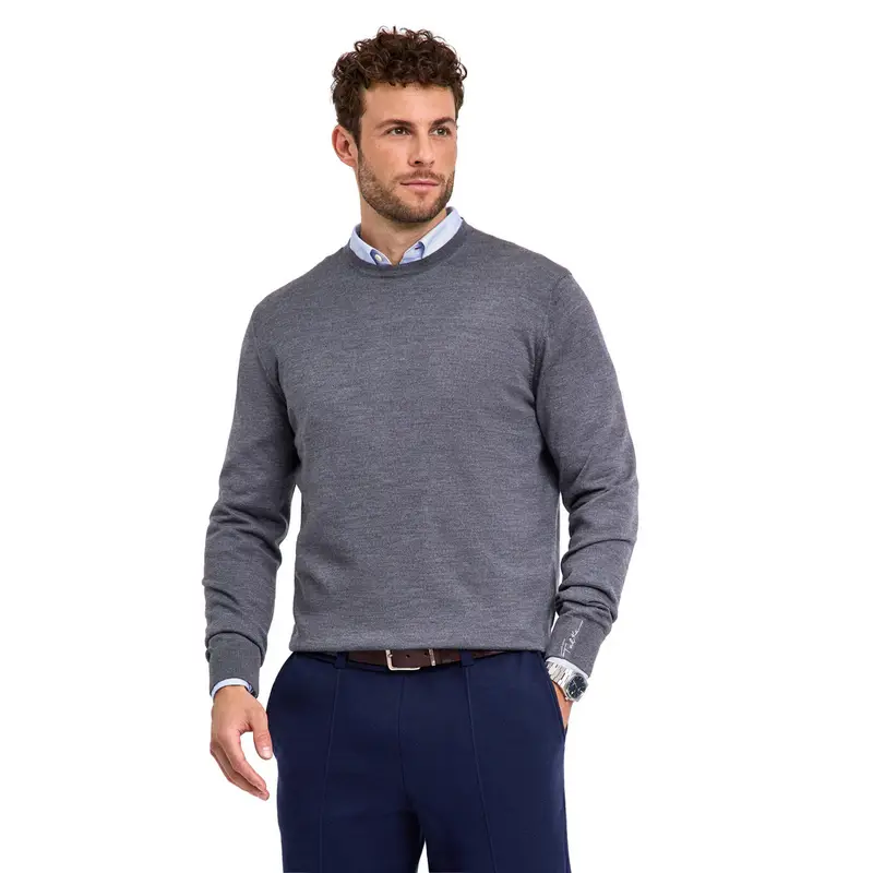 Uomo Pullover Grigio