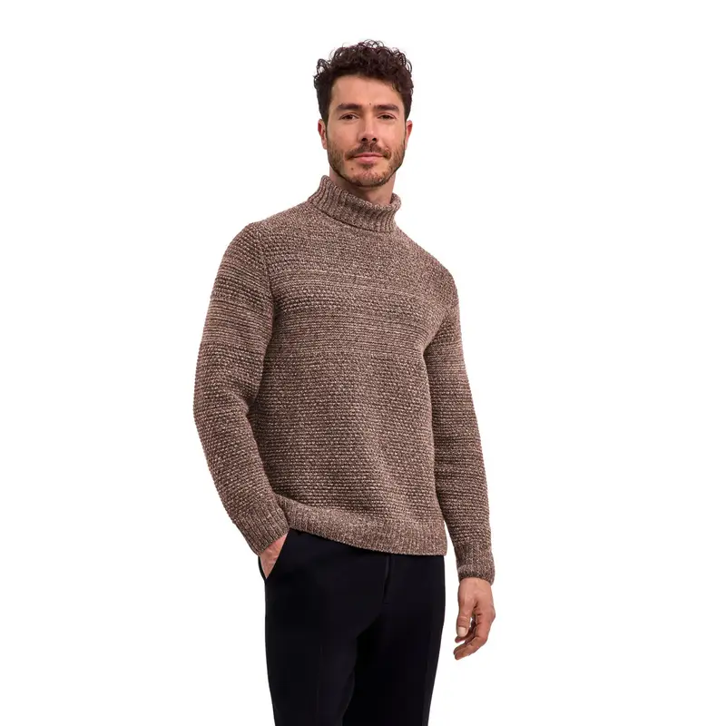 Uomo Pullover Marrone