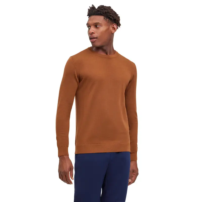 Uomo Pullover Marrone