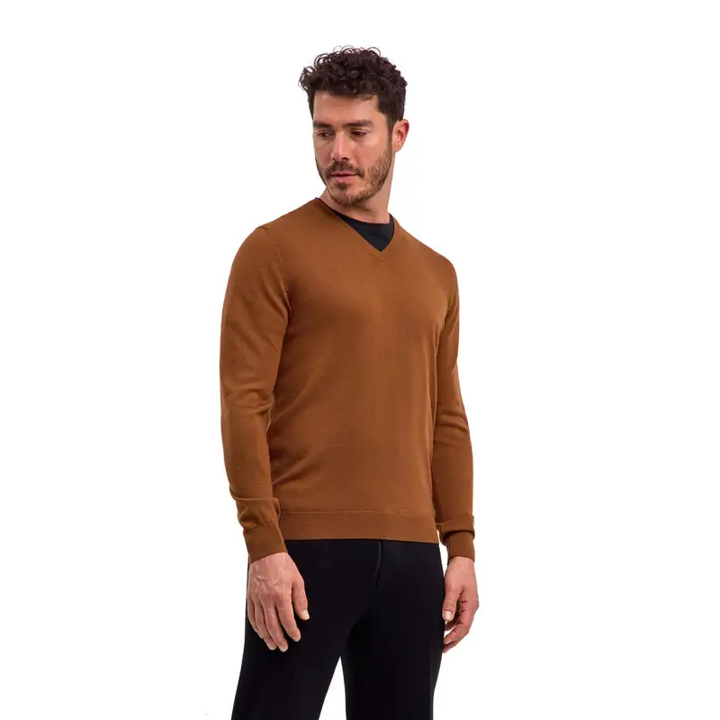 Uomo Pullover Marrone