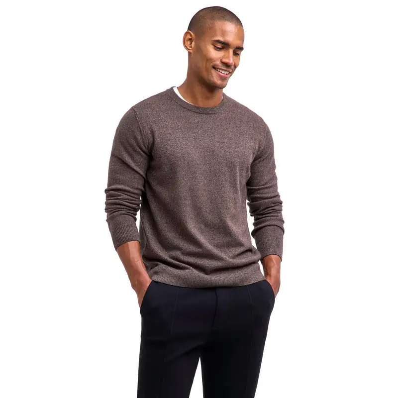 Uomo Pullover Marrone