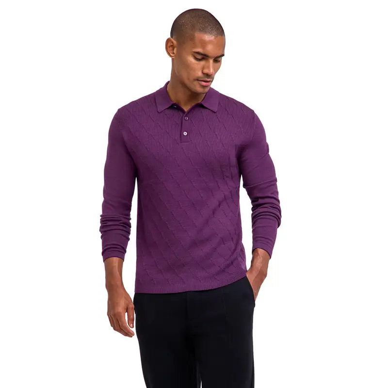 Uomo Pullover Viola