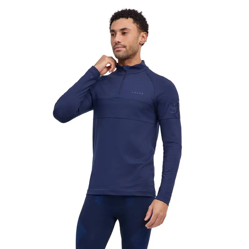Uomo Skiing Maglia a manica lunga Blu