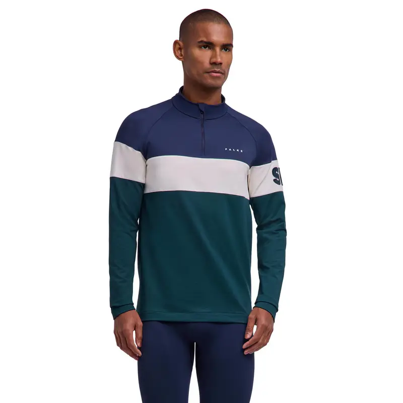 Uomo Skiing Maglia a manica lunga Verde