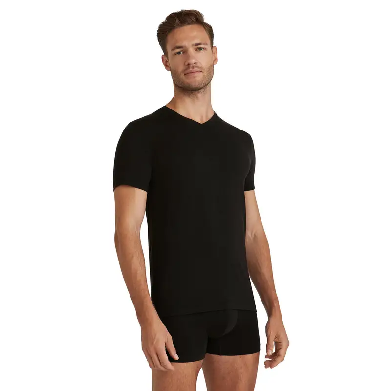 FALKE T-shirt Uomo Nero 2419147