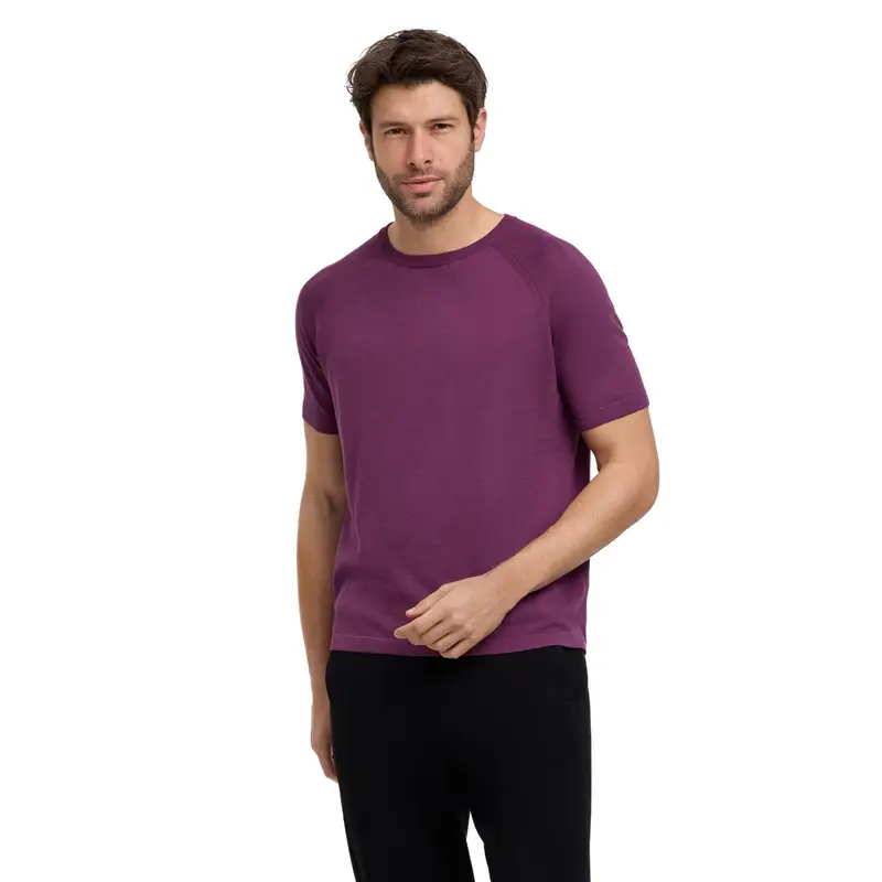 FALKE T-shirt Uomo Viola 4236992