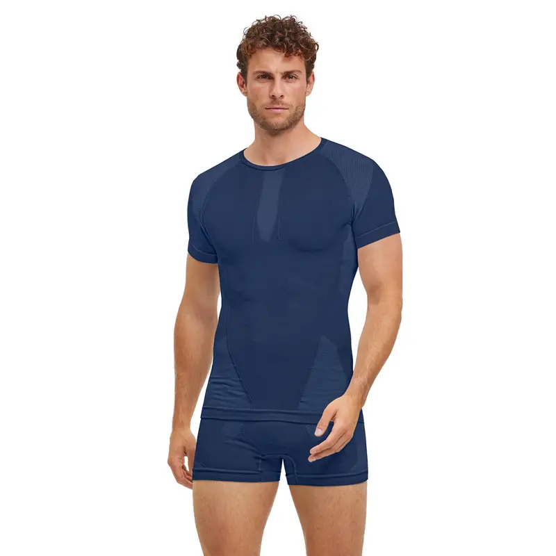 FALKE T-shirt Uomo Blu 2417350