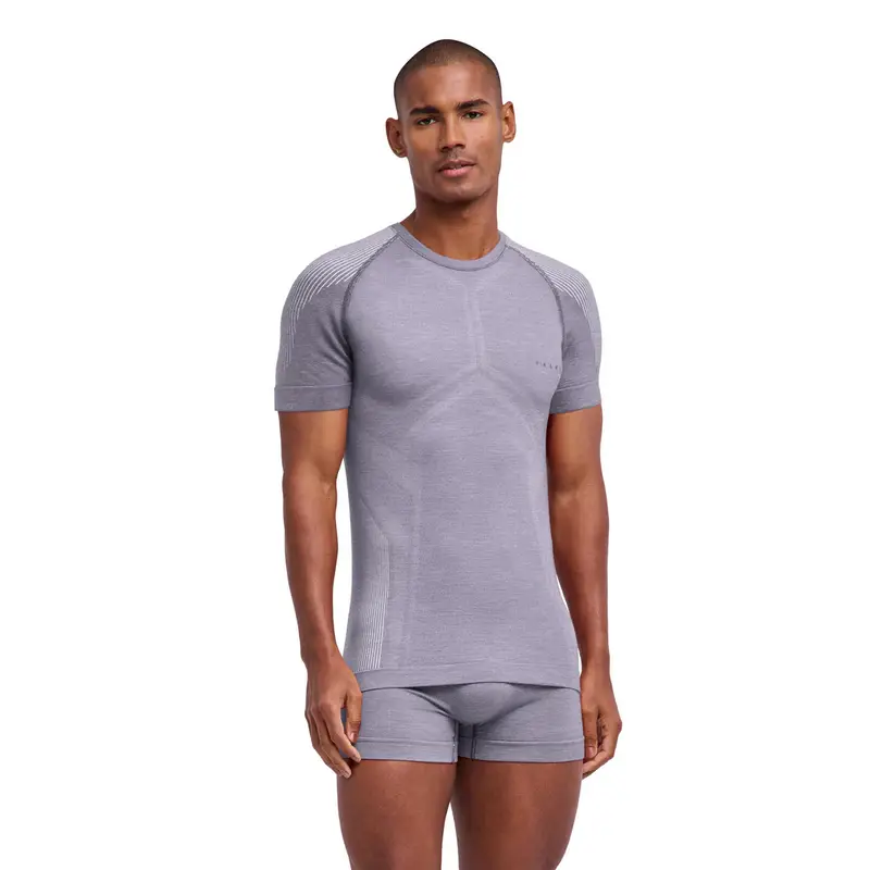 Uomo T-Shirt Wool-Tech Light Grigio