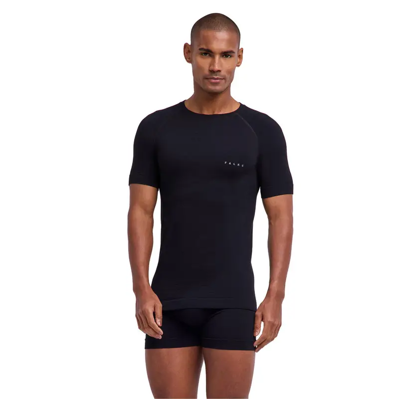 Uomo T-Shirt Wool-Tech Light Nero