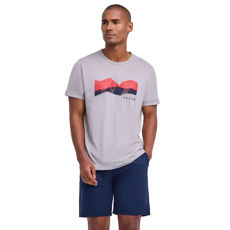 Uomo Trekking T-Shirt Grigio